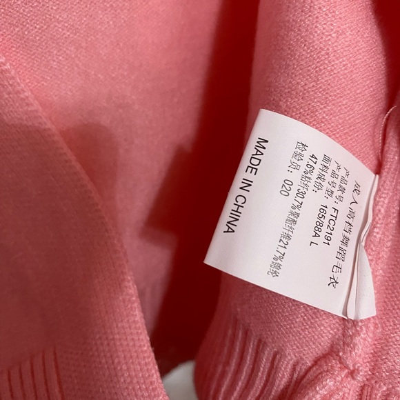 COPY - Peach Pink Ballet Dance Wrap Cardigan top balletcore barbie cute - Picture 4 of 6